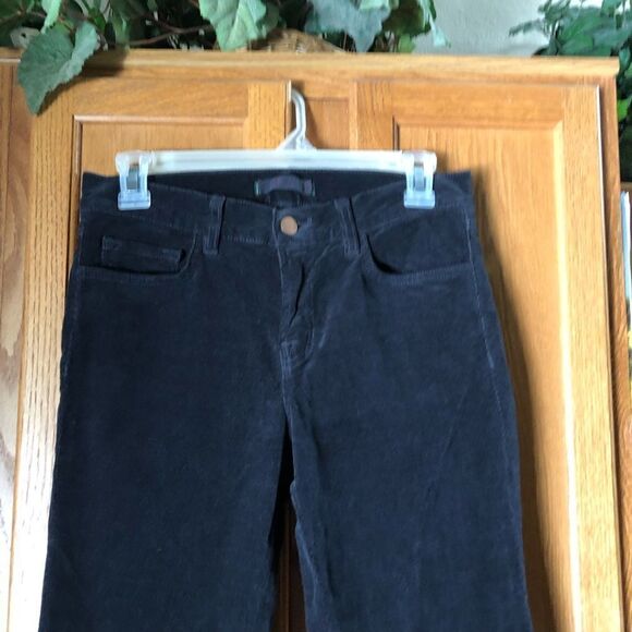 J Brand Women’s Black Corduroy Boot Cut Jeans Size 27 - Picture 3 of 13